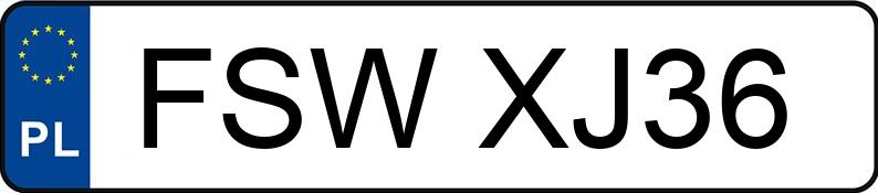 Il numero di registrazione FSW XJ36 ha BMW 323i Coupe Kat. E36 323i Coupe Kat. E36 - FSWXJ36