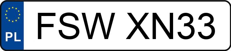Numer rejestracyjny FSW XN33 posiada BMW 318 D - FSWXN33