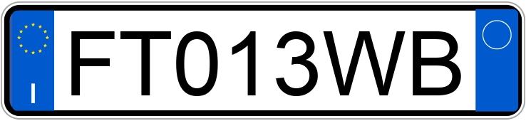 Numer rejestracyjny FT013WB posiada LAND ROVER Range Rover Velar