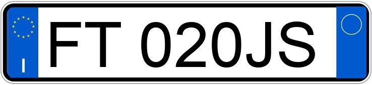 Numer rejestracyjny FT020JS posiada Mercedes Classe c