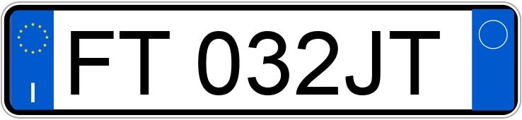 Numer rejestracyjny FT032JT posiada ALFA ROMEO Stelvio