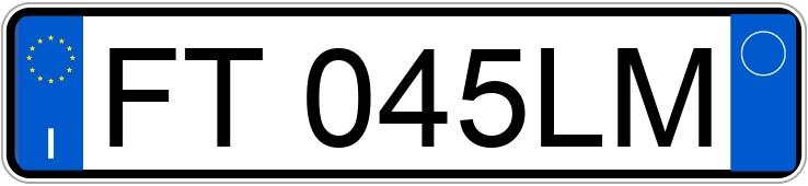 Numer rejestracyjny FT045LM posiada LANCIA Ypsilon 3a serie