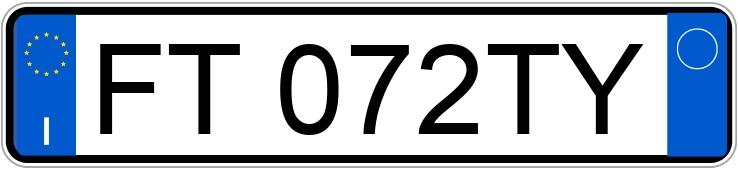 Numer rejestracyjny FT072TY posiada SUZUKI Ignis