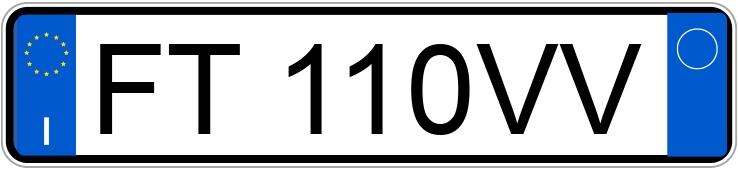 Numer rejestracyjny FT110VV posiada MERCEDES Classe A