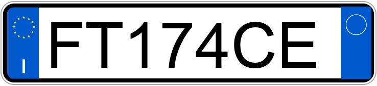 Numer rejestracyjny FT174CE posiada MERCEDES Classe V