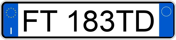 Numer rejestracyjny FT183TD posiada BMW X4