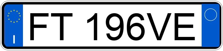 Numer rejestracyjny FT196VE posiada AUDI A1 2a serie