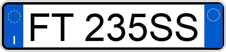 Die Registrierungsnummer FT235SS hat LAND ROVER DISCOVERY SPORT