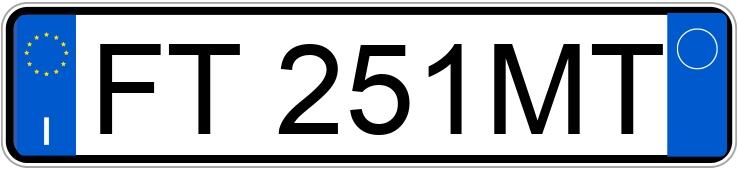 Numer rejestracyjny FT251MT posiada AUDI A5 2a serie Numer rejestracyjny FT251MT posiada AUDI A5 2a serie