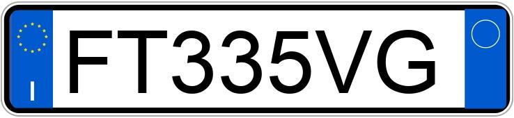 Numer rejestracyjny FT335VG posiada OPEL Corsa 5a serie