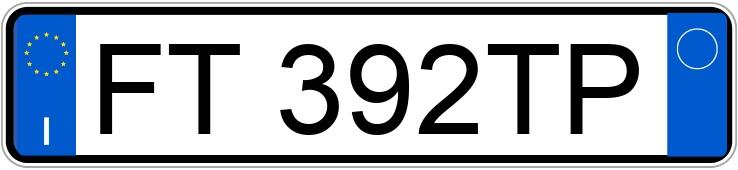 Numer rejestracyjny FT392TP posiada HYUNDAI Kona 1as.