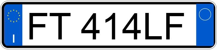 Numer rejestracyjny FT414LF posiada PORSCHE Macan