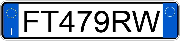 Numer rejestracyjny FT479RW posiada SUZUKI Swift