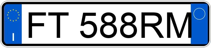 Numer rejestracyjny FT588RM posiada MERCEDES Classe A