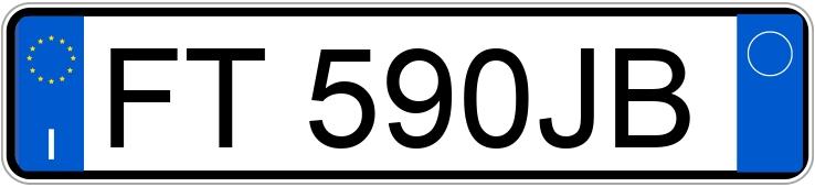 Numer rejestracyjny FT590JB posiada LAND ROVER RR Sport 2a serie