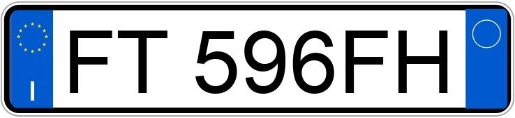 Numer rejestracyjny FT596FH posiada FIAT PANDA