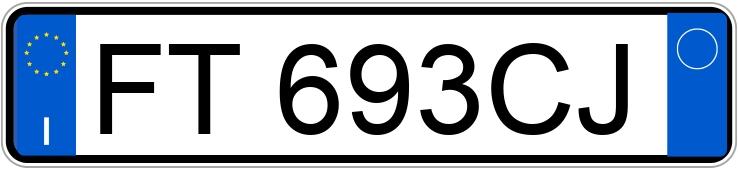 Numer rejestracyjny FT693CJ posiada FORD Fiesta 7a serie