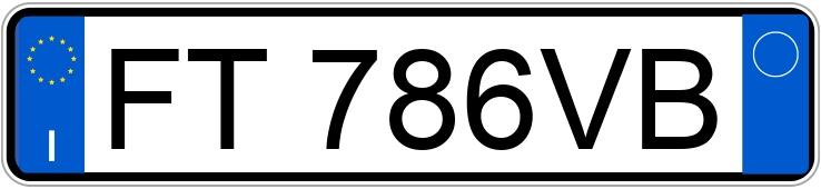 Numer rejestracyjny FT786VB posiada FORD EcoSport