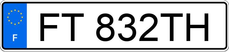 Numer rejestracyjny FT832TH posiada DACIA DUSTER