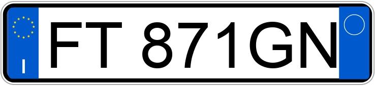 Numer rejestracyjny FT871GN posiada VOLKSWAGEN Polo 6a serie