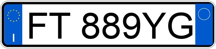 Numer rejestracyjny FT889YG posiada SKODA Citigo