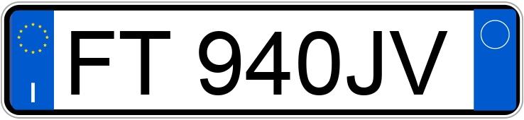 Numer rejestracyjny FT940JV posiada SUBARU BRZ 1a serie