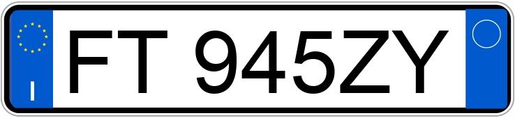 Numer rejestracyjny FT945ZY posiada AUDI A5 2a serie