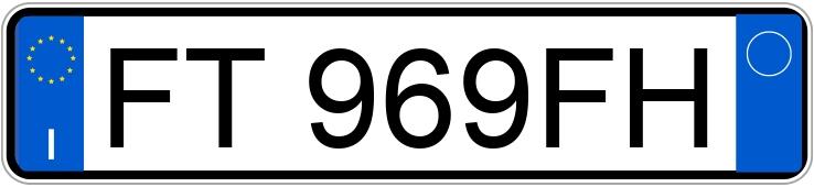 Numer rejestracyjny FT969FH posiada VOLKSWAGEN Golf 7a serie Golf Variant Business 1.6 TDI 105 CV Highline BMT (77 kw)