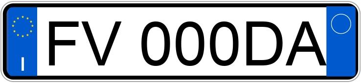 Numer rejestracyjny FV000DA posiada VOLKSWAGEN Polo 6a serie Numer rejestracyjny FV000DA posiada VOLKSWAGEN Polo 6a serie