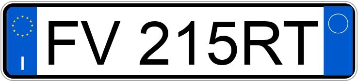 Numer rejestracyjny FV215RT posiada TOYOTA Yaris 3a serie