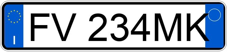 Numer rejestracyjny FV234MK posiada FORD Kuga 2a serie