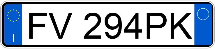 Numer rejestracyjny FV294PK posiada VOLKSWAGEN Golf 7a serie