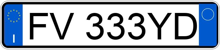 Numer rejestracyjny FV333YD posiada ALPINE A110