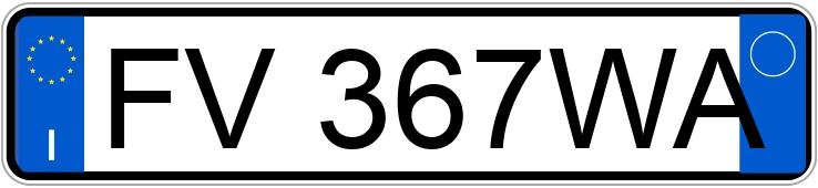 Le numéro d’enregistrement FV367WA a VOLKSWAGEN POLO