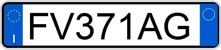 Numer rejestracyjny FV371AG posiada PEUGEOT 307