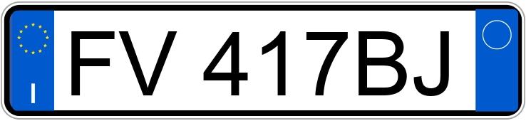 Numer rejestracyjny FV417BJ posiada JEEP Renegade