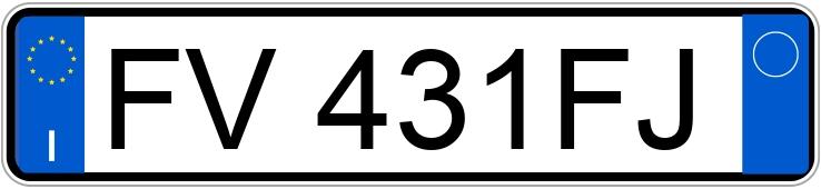 Numer rejestracyjny FV431FJ posiada FORD Fiesta 7a serie