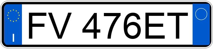 Numer rejestracyjny FV476ET posiada LANCIA Ypsilon 3a serie Numer rejestracyjny FV476ET posiada LANCIA Ypsilon 3a serie