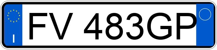 Numer rejestracyjny FV483GP posiada HONDA HR-V 2a serie