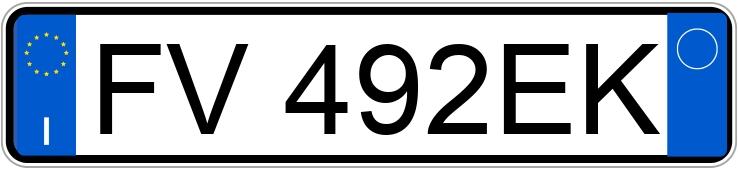 Numer rejestracyjny FV492EK posiada VOLKSWAGEN Golf 7a serie
