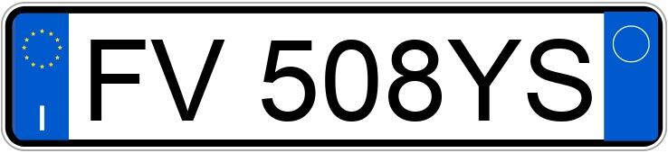 Numer rejestracyjny FV508YS posiada MINI Mini Countrym.