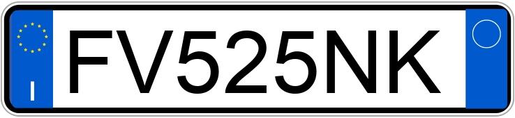 Numer rejestracyjny FV525NK posiada LANCIA Ypsilon 3a serie
