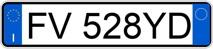 Numer rejestracyjny FV528YD posiada FORD Fiesta 7a serie