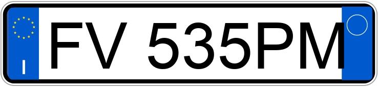 Numer rejestracyjny FV535PM posiada FIAT 500 Numer rejestracyjny FV535PM posiada FIAT 500