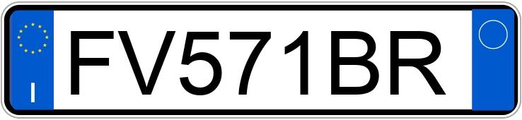 Numer rejestracyjny FV571BR posiada LANCIA Ypsilon 3a serie Numer rejestracyjny FV571BR posiada LANCIA Ypsilon 3a serie