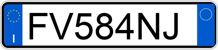 Numer rejestracyjny FV584NJ posiada JEEP Compass 2a serie