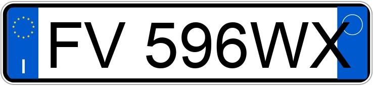 Numer rejestracyjny FV596WX posiada DS DS7