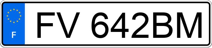 Numer rejestracyjny FV642BM posiada PORSCHE CAYENNE