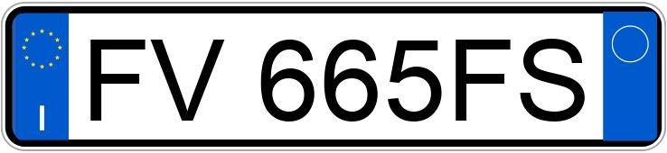 Numer rejestracyjny FV665FS posiada LANCIA Ypsilon 3a serie