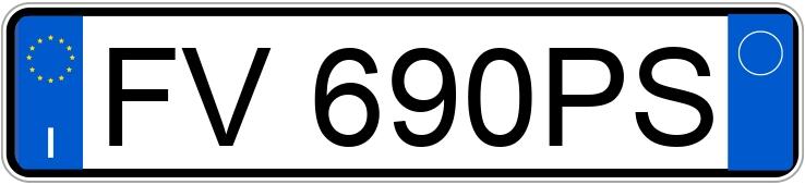Il numero di registrazione FV690PS ha PEUGEOT 2008 1o serie Il numero di registrazione FV690PS ha PEUGEOT 2008 1o serie